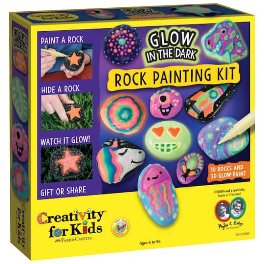 Faber-Castell® Glow In The Dark Rock Painting Kit | Michaels®